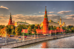 Evening view of moscow kremlin russia containing moscow, kremlin, and russia, an Architecture Photo by Leonid Andronov