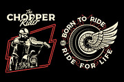 Vintage Motorcycle illustration pack, an Illustration by The BolzStudio (Thumbnail 5 of 8)
