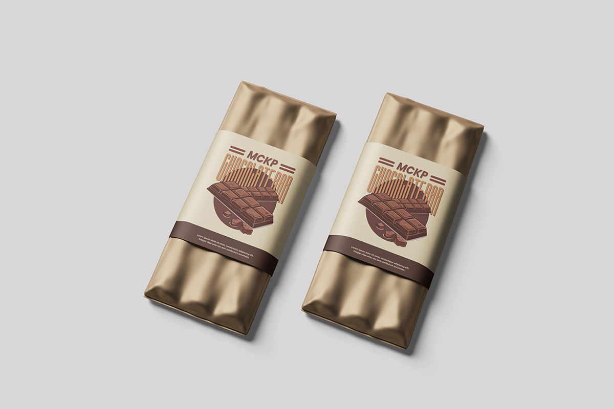 Editable Chocolate Bar Mockup, an Advertising Mockup by bimockup (Photo 3 of 6)