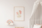 Watercolor Magic Rainbow Unicorn Set, a Decorative Illustration by Carol Lozove (Thumbnail 11 of 74)