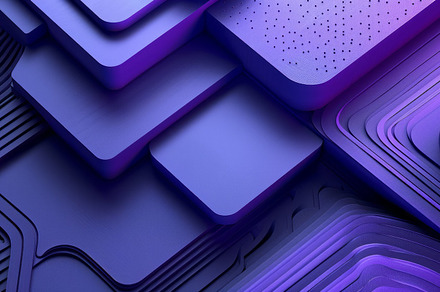Purple and blue abstract background filled with numerous triangles, a Background Photo by ImageMir