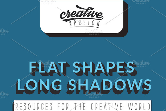Flat Shapes Long Shadows Vol.1