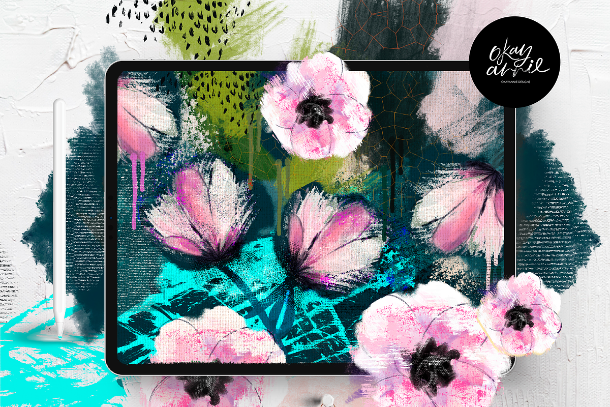 Perfectly Imperfect for Procreate, a Brush Add-On by OkayAnnie Designs (Photo 4 of 16)
