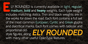 Ely Rounded, a Sans Serif Font by Cory Maylett Design (Thumbnail 5 of 5)