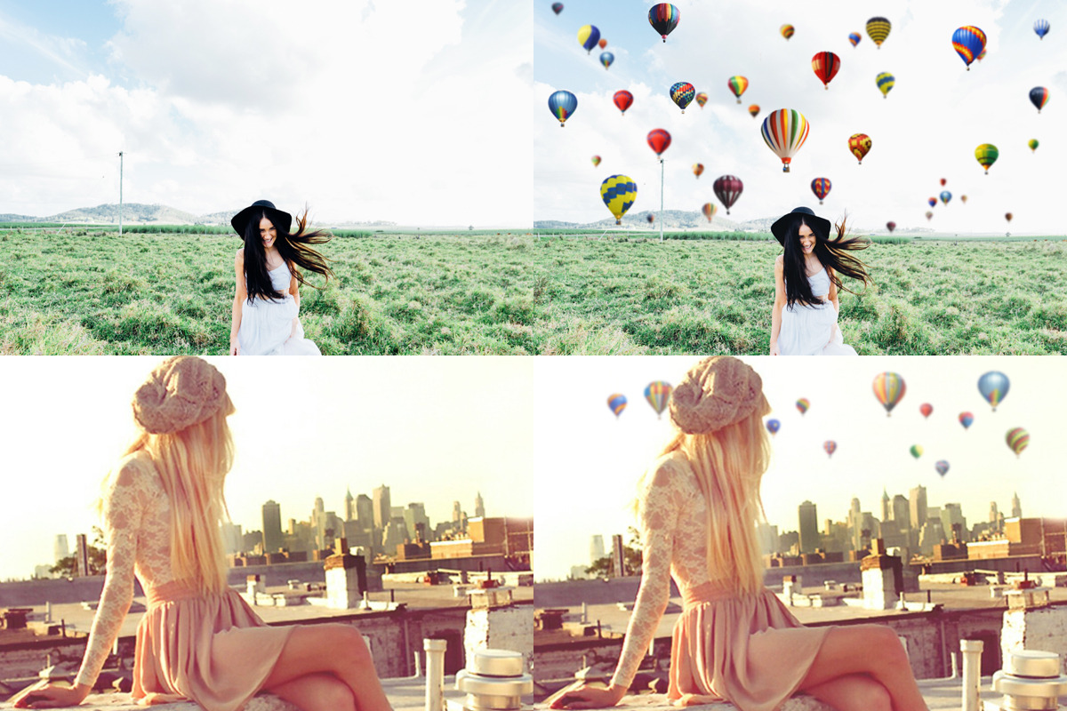 Hot Air Balloon Overlay, an Object Graphic by VligCreativeStudio (Photo 3 of 6)