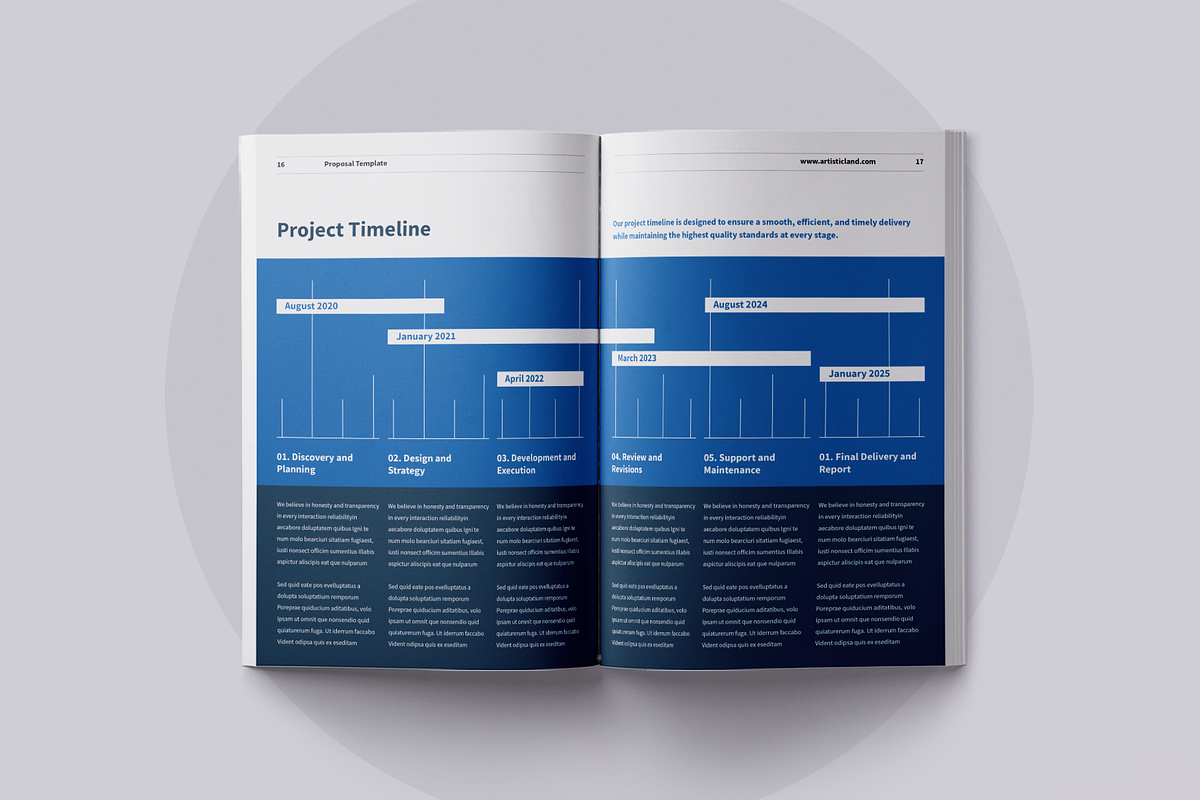 Proposal Template | Canva, a Brochure Template by ArtisticLand (Photo 8 of 12)