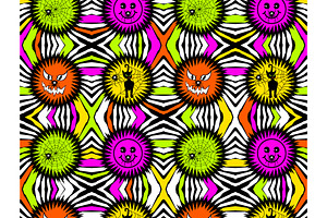 Halloween Spider Buddies Seamless Re, a Graphic by Sharon Schwalbe