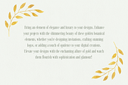 Gold Glitter Leaves Clipart, a Decorative Illustration by Minky Moo Creations (Thumbnail 15 of 17)