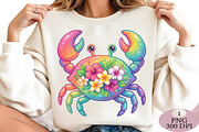 Summer Crab PNG, an Illustration by Daily.Designs (Thumbnail 2 of 5)
