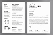 Resume Layout, a Resume Template by ContestDesign (Thumbnail 2 of 3)