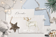 Winter celebration - watercolor set, an Animal Illustration by long summer (Thumbnail 14 of 19)