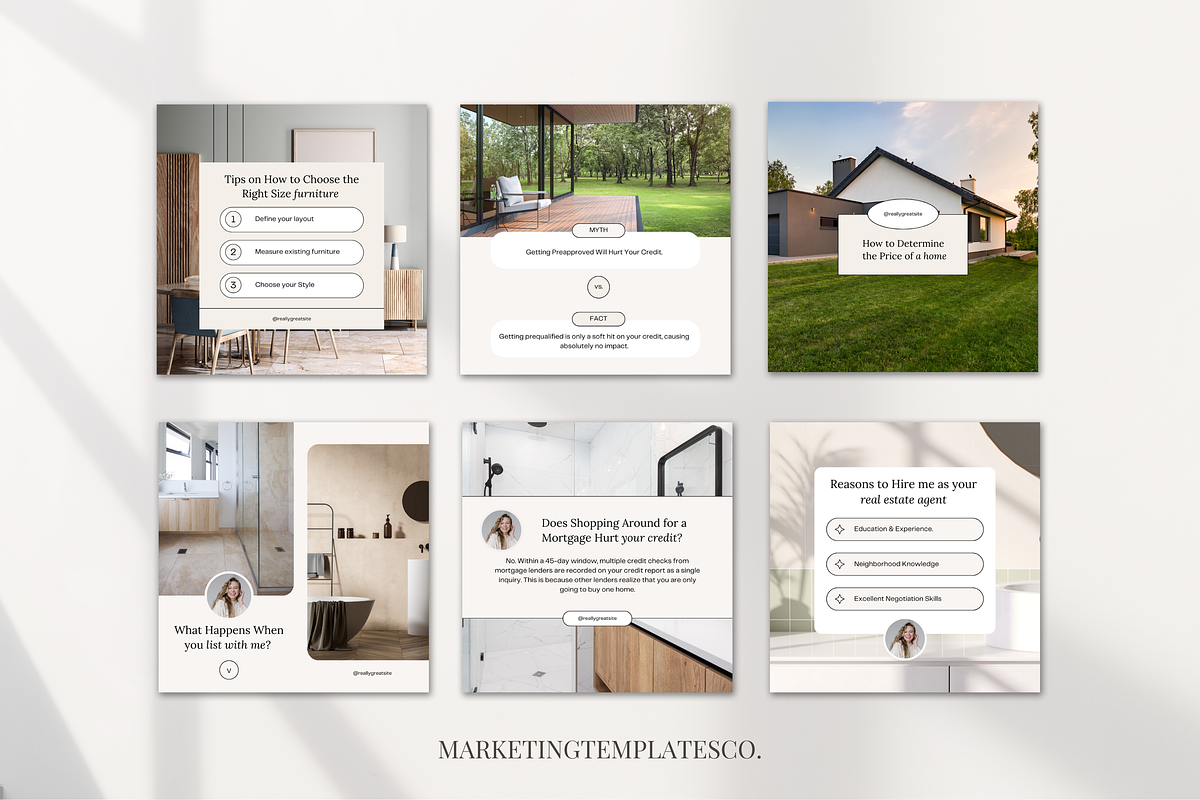 August Real Estate Social Media Post, a Social Media Template by Marketing Templates Co. (Photo 3 of 10)