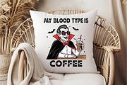 Funny Coffee Sarcastic Vampire Hallo, an Illustration by DreamCafeArt (Thumbnail 5 of 7)