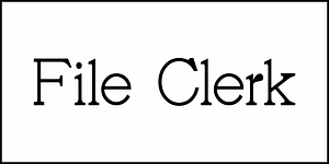 File Clerk JNL