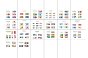 Banknotes of 151 Countries, a Finance Illustration by Zhuna (Thumbnail 7 of 7)