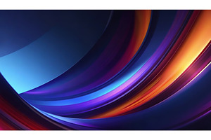 Abstract vibrant curved lines, an Abstract Photo by Igor Tichonow