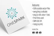 ONESPARK Logo, a Branding & Logo Template by vectorlogos89 (Thumbnail 1 of 2)
