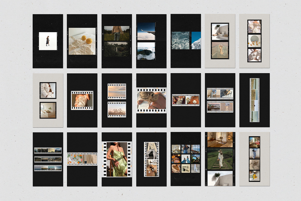 200 Film Frames & Instant Templates, a Social Media Template by Feel This (Photo 28 of 32)