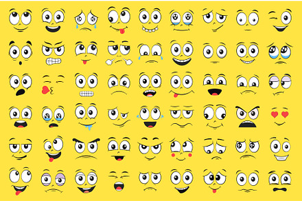 Emoji Emoticon Faces 3d Icon Cartoon | People Illustrations ~ Creative ...