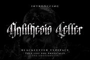 Antithesis Letter - Blackletter Type, a Blackletter Font by Meizzaluna Design (Thumbnail 1 of 10)