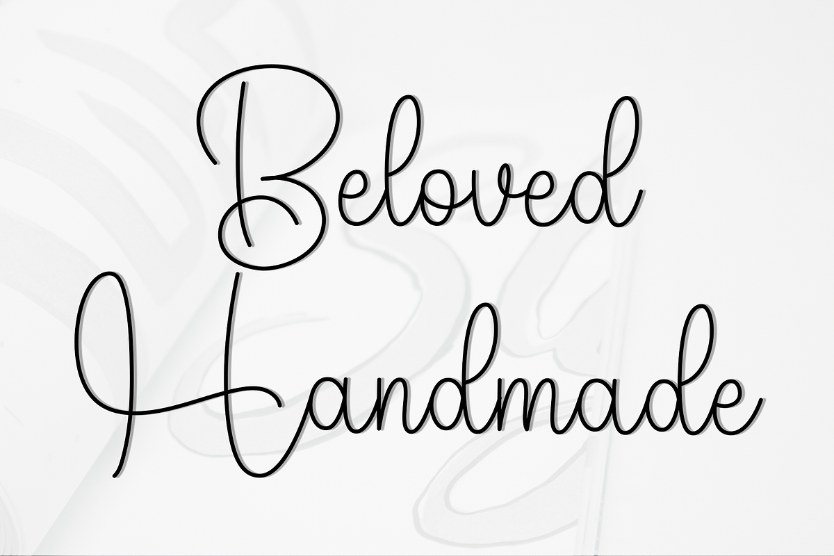 Background Handmade, a Handwritten Font by InermediaSTUDIO (Photo 6 of 8)