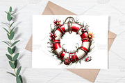 Whimsical Summer Lifebuoy Clipart, an Illustration by Canvas Craft (Thumbnail 6 of 7)