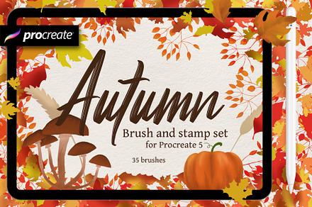 Autumn Brush set for Procreate