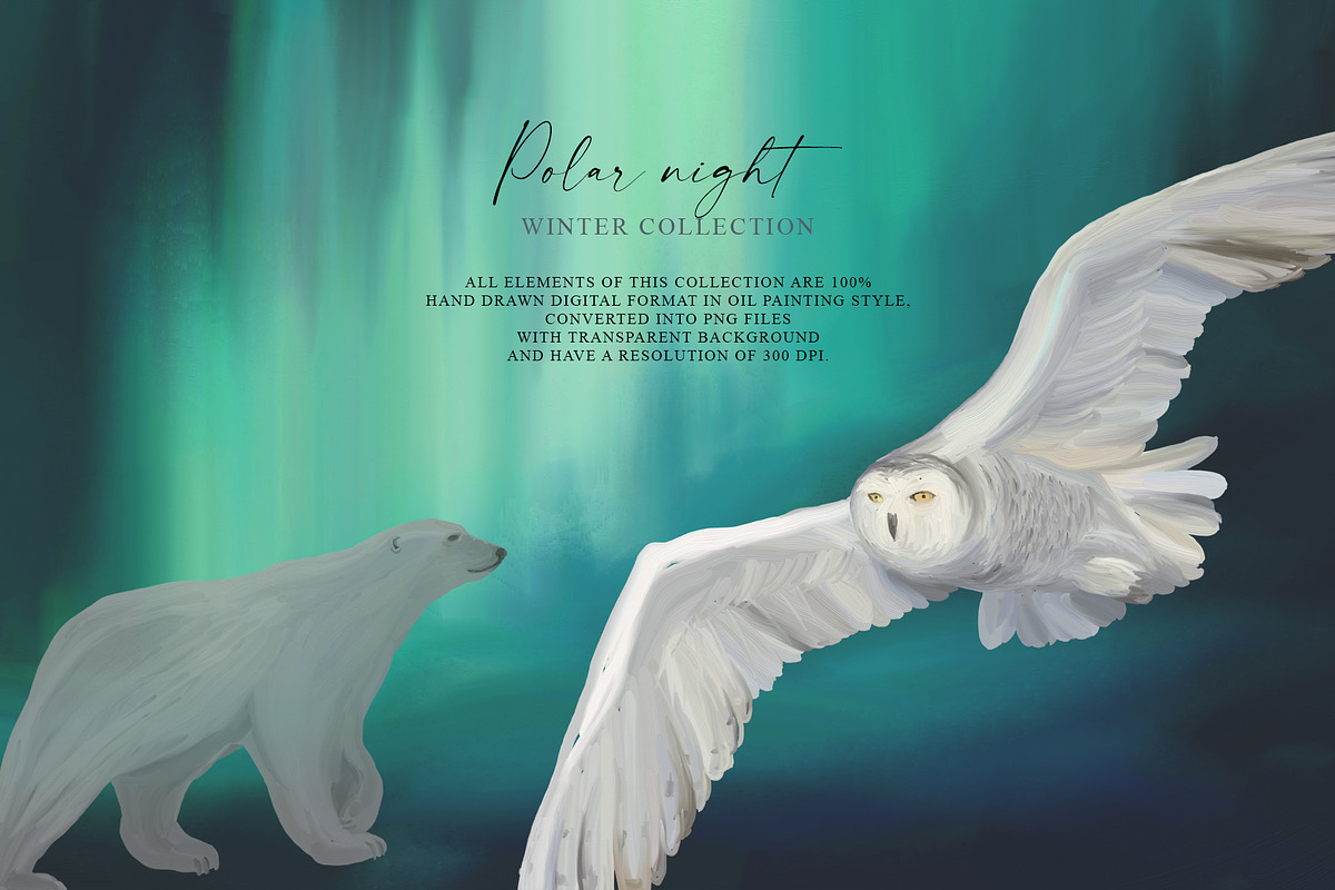 Polar night - winter collection, a Seasonal Illustration by Vasmila (Photo 12 of 17)
