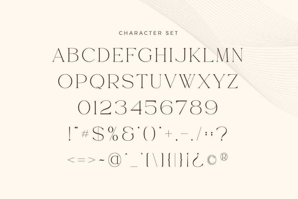 Varoca - Modern Serif Font, a Serif Font by Aqeel_Art (Photo 10 of 12)