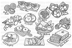 Indonesian Traditional Snack Colorin