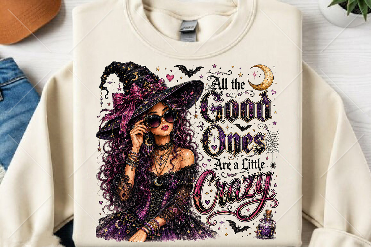 Sassy Witch Girl Halloween PNG, a Seasonal Illustration by Canvas Craft (Photo 1 of 6)