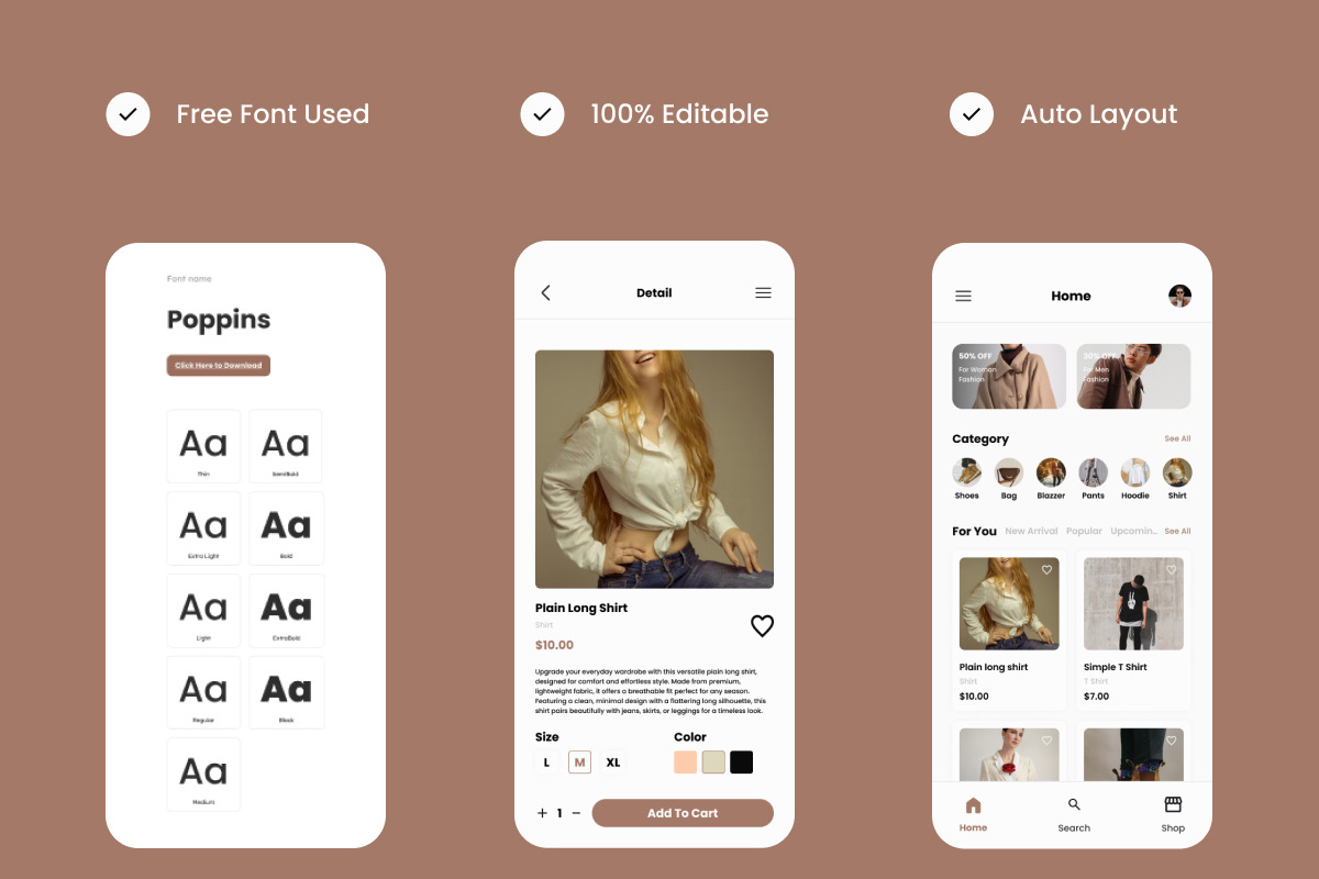 Chicly - Fashion Store Mobile App, an App Template by twinstd (Photo 3 of 5)
