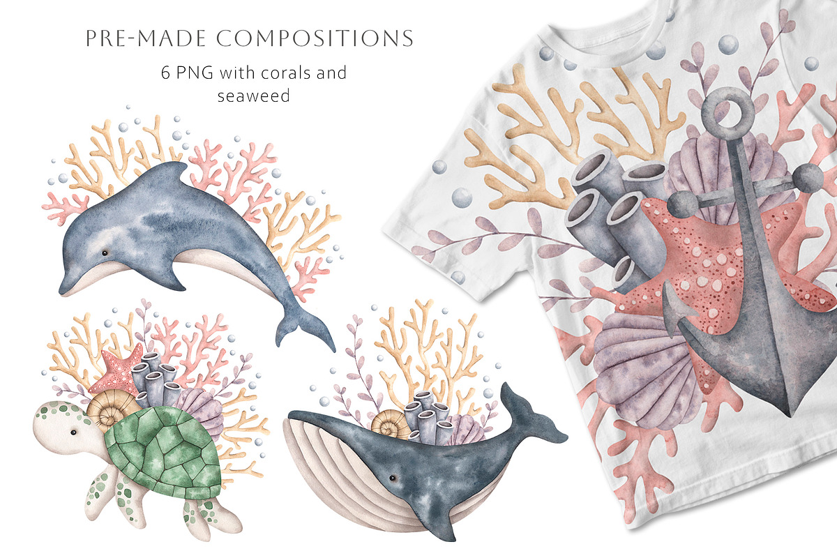 Under the sea, an Illustration by NellyaEgorova (Photo 4 of 13)