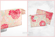 Meili Oriental Peony Pattern & Motif, a Pattern Graphic by Pink Linen (Thumbnail 9 of 12)