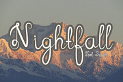 Nightfall, a Script Font by Roni Studio (Thumbnail 1 of 4)