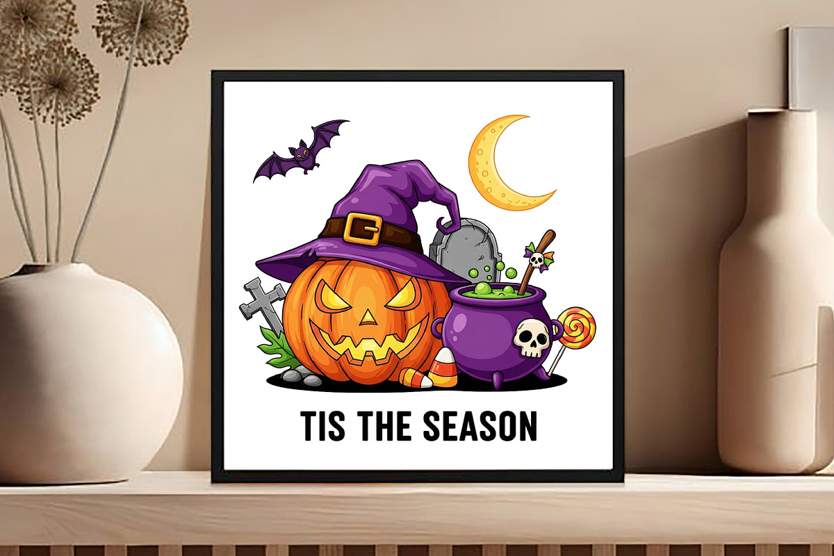 Tis the Halloween Season PNG, an Icon by Black Bird Studio (Photo 4 of 4)
