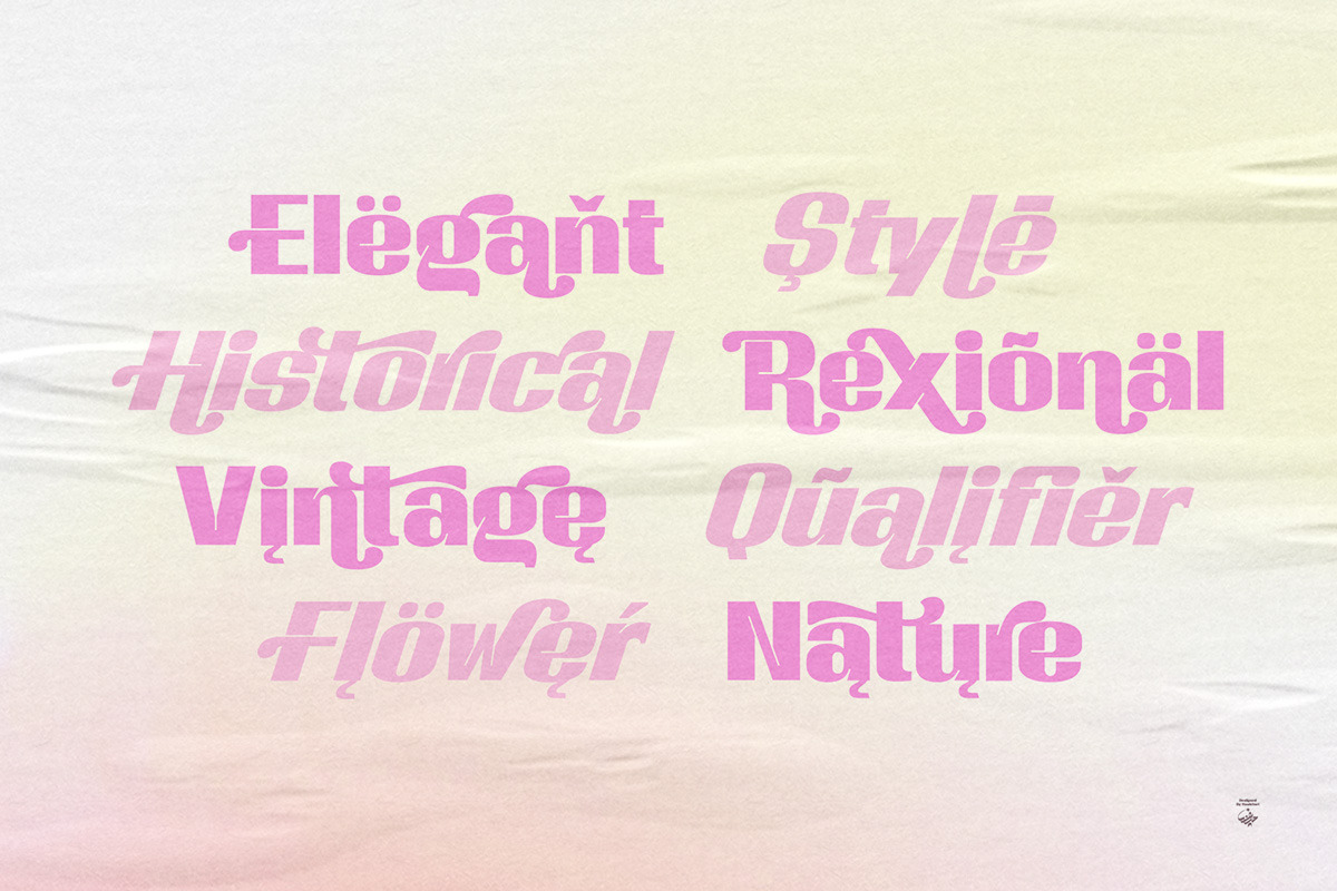 Bolding - Modern Bold Display Shadow, a Sans Serif Font by haniefart (Photo 7 of 12)