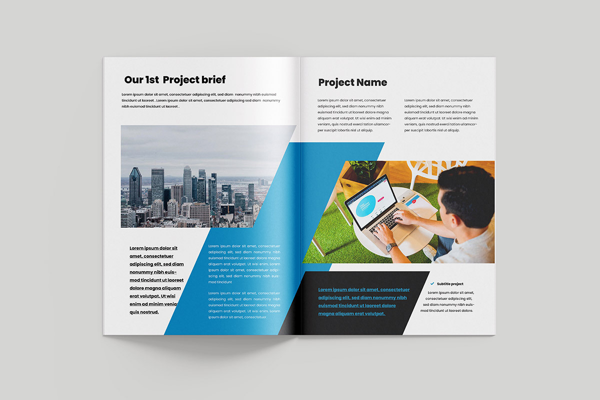 Case Study Booklet Template, a Brochure Template by afsar.hossain (Photo 4 of 7)