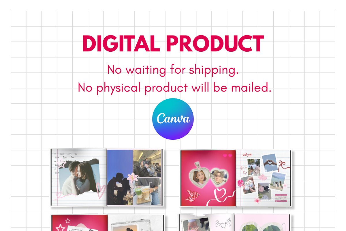 Couple Photo Book Canva Template, a Magazine Template by PLANETSEL (Photo 9 of 10)