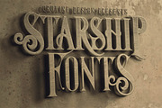 Starship Typeface, a Font by Cruzine (Thumbnail 5 of 5)
