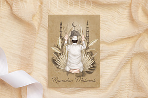 Ramadan Card Sublimation Wall Art