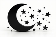 Crescent Moons and Star Silhouette, an Illustration by Amazin_art (Thumbnail 26 of 31)