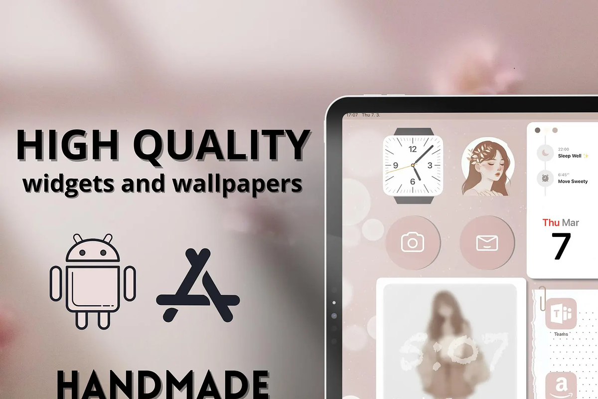 iOS & Android Wallpaper + App Icon, a Wallpaper Graphic by BeeRubby (Photo 2 of 10)