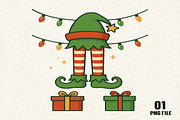 Merry Christmas  PNG, an Illustration by DreamCafeArt (Thumbnail 1 of 4)