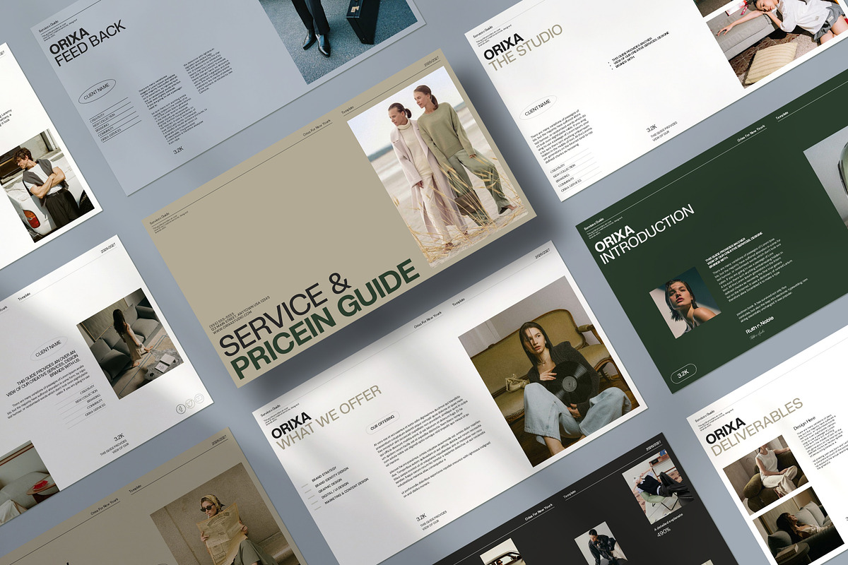 Orixa Service Guide Presentation, a Presentation Template by CreativexGenius (Photo 2 of 11)