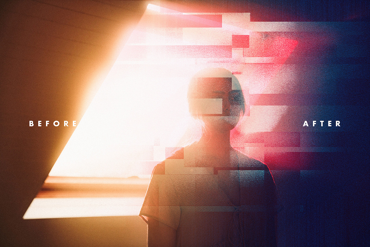 Glitch Displacement Effect, a Layer Style Add-On by Design Squad