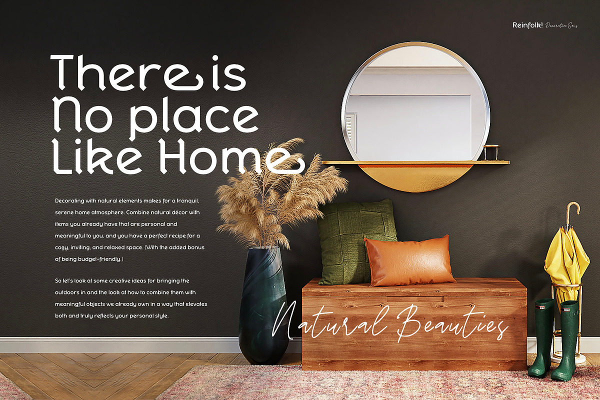 Reinfolk - Decorative Sans, a Sans Serif Font by ikiiko (Photo 3 of 7)