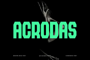 Acrodas - Condensed Display Font, a Sans Serif Font by QR Design Studio (Thumbnail 1 of 10)