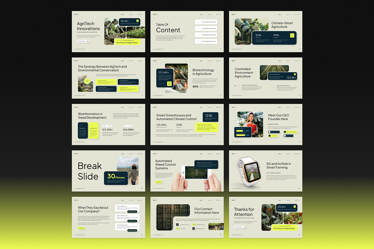 Agriculture Technology Presentation preview 7