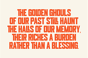 Golden Ghouls - Display Font, a Sans Serif Font by Pian45 Studio (Thumbnail 4 of 8)